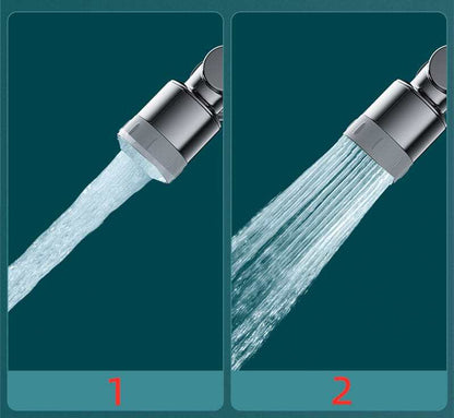 Rotating faucet extension